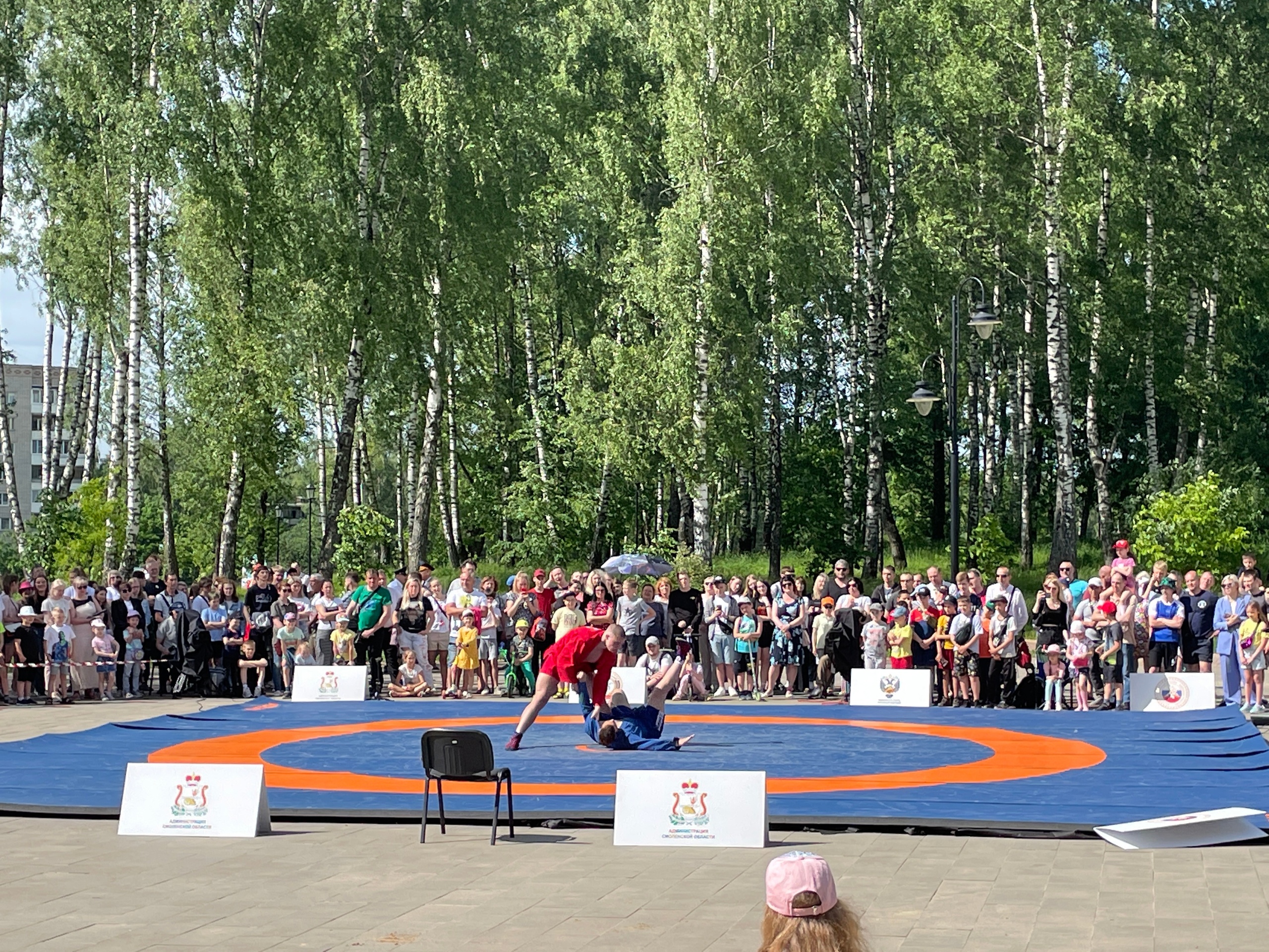 Дружественный турнир борцов самбо и сумо среди команд РФ и РБ